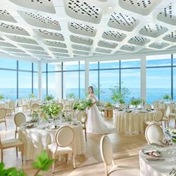《GRANDオープン!150万BIG優待》海煌めく挙式×新作ドレス*和牛試食\午前or初めての見学がオススメ!3万円ギフト付/