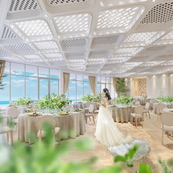 《8月OPEN記念!》150万優待!海*光溢れる挙式×絶品試食×ドレス体験\初めてor1件目の見学がオススメ!/