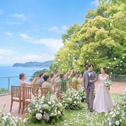 【初見学応援】海×空の絶景ナチュラルWD&試食≪ギフト2万円付≫