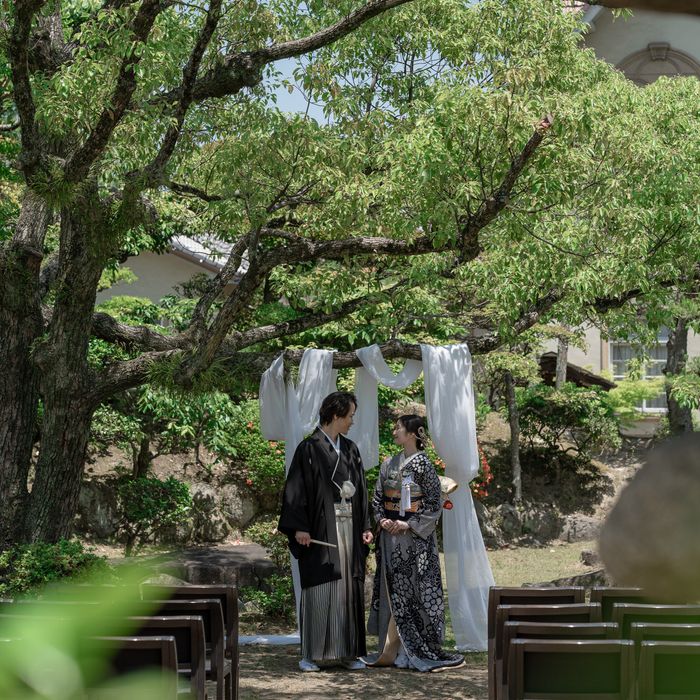 【選べる挙式スタイル】福山城での庭園挙式や月見櫓式…自宅で完結★オンライン相談会