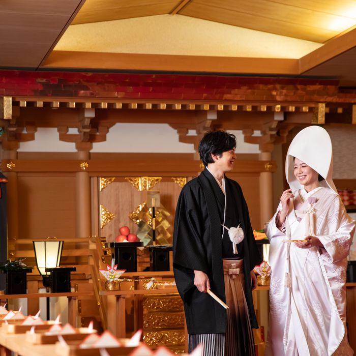 【和婚をお考えの方へ】本格的な神殿見学×和装試着×絶品試食