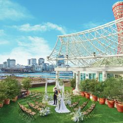 ★1日1組完全貸切★270°神戸港オーシャンビューの室内外3会場から挙式スタイルを自由に選択♪来館でカタログギフト3万円&料理試食プレゼント【持込料ゼロ】≪成約で挙式料無料+ドレス最大20万円優待≫