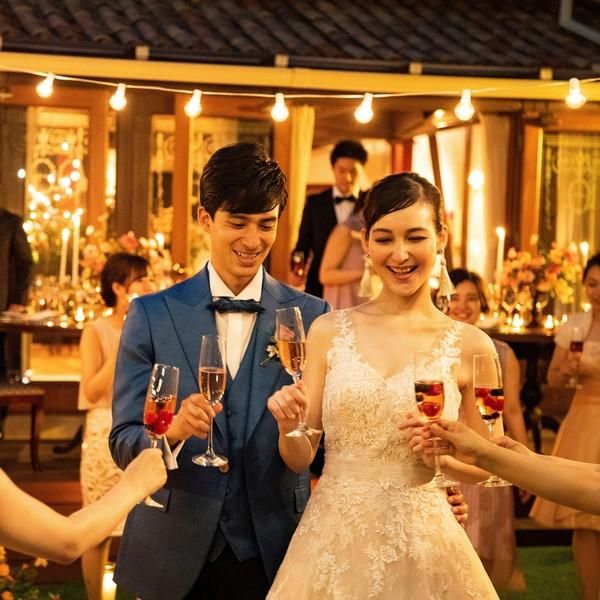【会費婚のおふたりへ/50名様40万円/2部制もOK】試食付