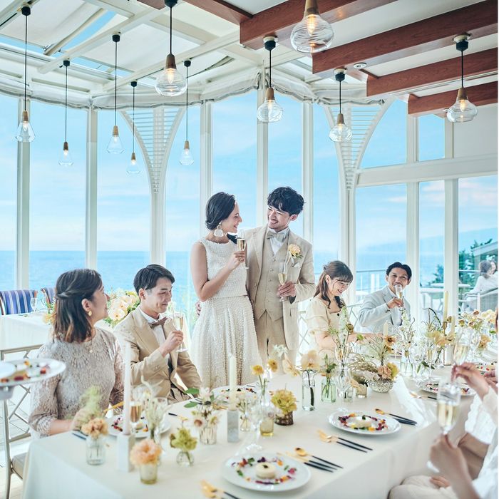 《6名から叶う少人数婚》おもてなし美食*1日1組の海辺の邸宅