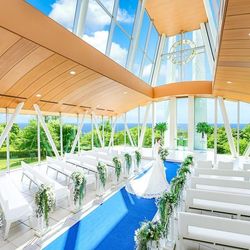 【人気No1】海空緑のチャペル&会場見学×国産牛試食×16大特典