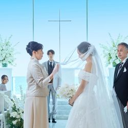 \週末BIG/海を望む挙式体験×国産牛フィレ試食&温泉ペア招待券付
