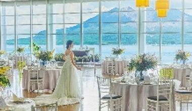 スタイリッシュ空間で叶う!\豪華特典満載/ 上質チャペル&桜島リゾートW!人気の週末フェア開催!