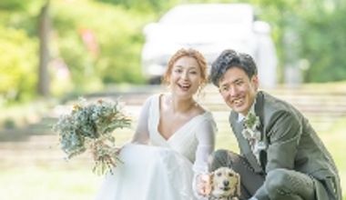 【ペット婚プラン】一生に一度の記念日は大切な家族と一緒にウエディングを♪