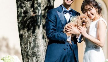 【ワンちゃん婚プラン】挙式も披露宴会場も*愛犬とずっと一緒の結婚式が叶う★愛犬用フルコースもご用意*