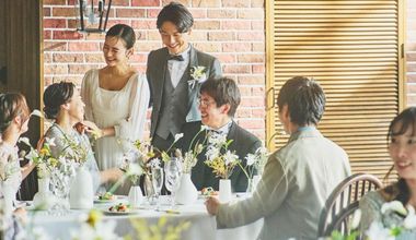 家族のみの小さな結婚式