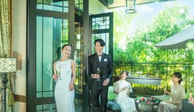 《27年4月~6月/60名285万円》テラス付会場も◎過ごしやすさ×豊かな自然愉しむ『スプリングプラン』