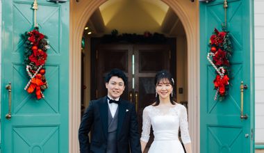 <2026X’mas Wedding>リース&ツリー装飾で特別な1日!