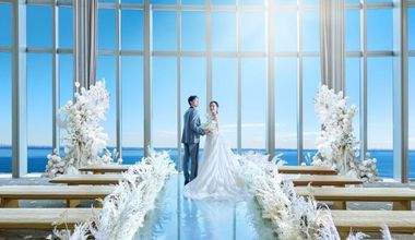【26年12月-27年2月限定】晴天率◎直前割で冬婚がお得に!≪60名332万⇒218万≫114万円優待!