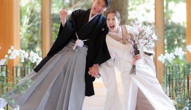 <憧れ和婚プラン>4000坪の森は和装も映える