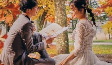 \26年11月/色とりどりの美しい紅葉に囲まれるオータムウエディング*秋のロケフォトベストシーズン