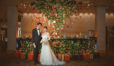 【12月実施限定】館内クリスマス装飾で叶える前撮りセット&ご優待プラン(40名235万円)