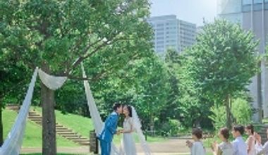 【来夏*27年6~8月】早くも登場!新緑溢れるガーデン挙式<60名258万~>