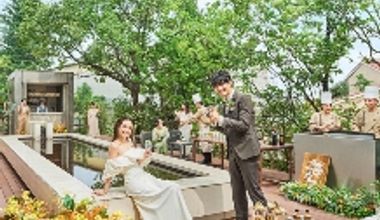 気候のいい秋婚にオススメ【1組貸切】人気日程は早い者勝ち♪ ガーデン邸宅アットホームW