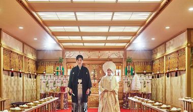 ホテル館内で叶う神殿和装プラン