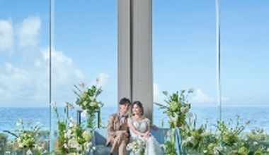\27年6・7・8月/海と空が煌めく湘南の夏婚!|◆海一望*天井高6M会場×全天候型でゲストも安心