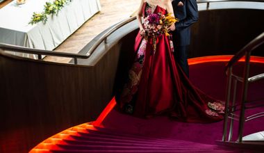 【フォトWedding&夜会食プラン】螺旋階段でロマンチックな1枚を