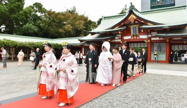 【日枝神社×松葉屋】本物の神社で神前式&和婚会食プラン