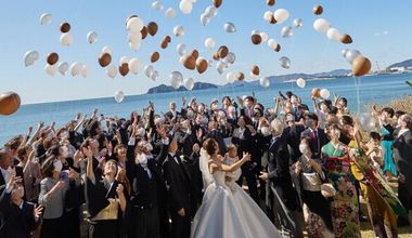 ≪2027年9月~11月 人気の秋婚≫【早得特典】良い日を先取り!目の前に「海」が広がる貸切邸宅W!海と空と美食を愉しんで♪