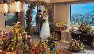 【ヒルトン広島オリジナル挙式プラン】 Sweet - Premium Suite Wedding ‐