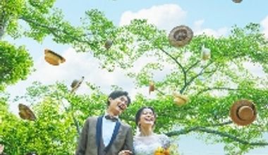 【2027年6月~8月】\50名63万円分特典/美しい山々を望む非日常のサマーウェディング*