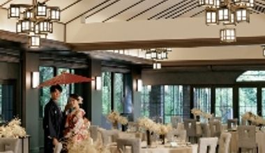 【縁-ENISHI-限定プラン】ジャパニーズモダンな披露宴会場で落ち着きあるパーティーを