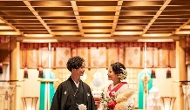 出雲大社の神を祀る本格神殿 伝統美あふれる和婚プラン◆80名303万円~◆大人数も対応可