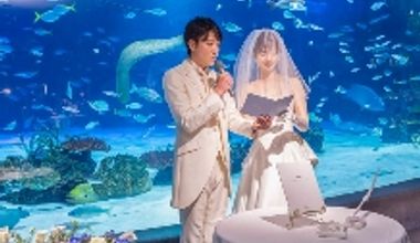 【2027年4~7月春夏婚★AQUA&SKYプラン】貸切サンシャイン水族館挙式 &スカイレストラン披露宴