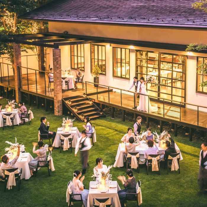 【1組貸切コーデ】贅沢貸切×海外風ガーデンパーティ×料理試食