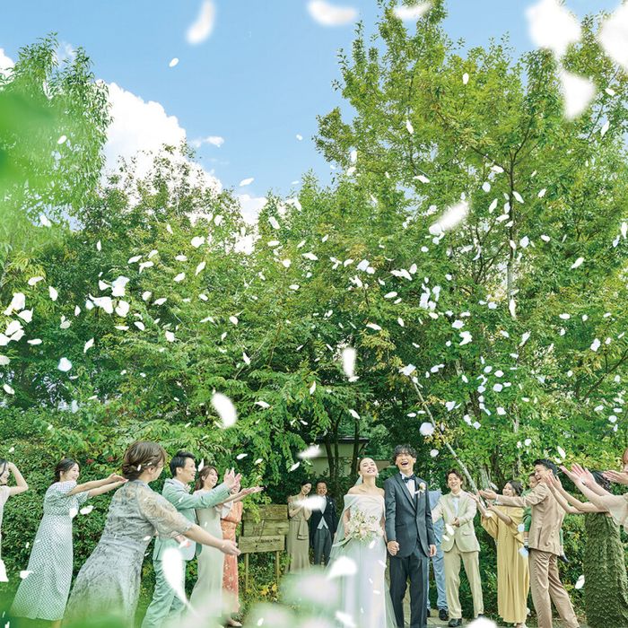 残席わずか▲\*GW開幕*/【25大特典×最大3万円特典】緑溢れる森のチャペル&料理評価1位受賞の黒毛和牛コース試食★