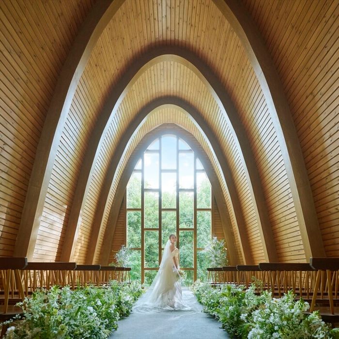 \GWがBIGチャンス!/【*挙式無料*】緑溢る森の一軒家&森チャペルを貸切★黒毛和牛3万円コース無料試食&JUNOドレス試着&3万円GIFT