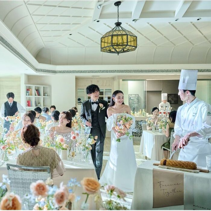 《初めての見学におすすめ》緑豊かな森のチャペル&貸切一軒家*黒毛和牛&ドレス試着!来館6万特典 ※熊本県で料理口コミ評価1位受賞