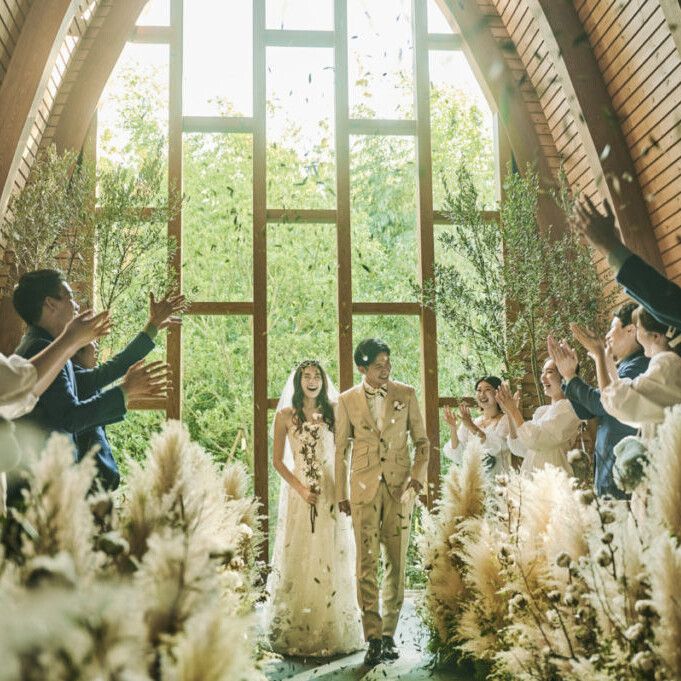 月イチBIG\*挙式0円*/緑溢る森の一軒家&森チャペルを貸切★黒毛和牛の無料コース試食&JUNOドレス試着&来館6万円特典★