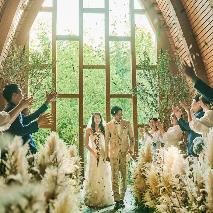 残2\*挙式料0円*/緑溢る森の一軒家&森チャペルを貸切*黒毛和牛の無料コース試食&JUNOドレス試着