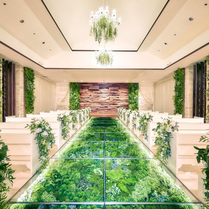 《初見学に◎挙式料無料!》緑溢れる森のチャペル×感動挙式体験