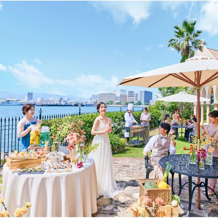 緑溢れるナチュラルガーデンを貸切♪演出ALL体験×美食フレンチ