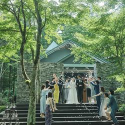 年1限定!【信州牛コース試食付】緑に包まれたチャペル挙式体験/交通費1万円優待