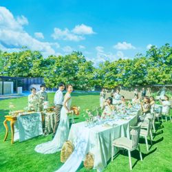 残1《新作ドレス2着55万優待》空×森テラスで叶える貸切邸宅*絶品試食&試着体験