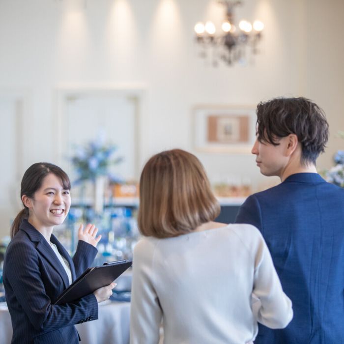 【夢の国ペアチケ】\初めて見学でも安心/*全館見学ツアー&豪華試食&チャペル演出