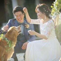 【ペットと一緒に貸切W!】みんなが笑顔の結婚式★無料試食付♪