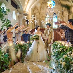 \当館人気No1/光あふれるチャペル見学+花嫁体験&和牛試食