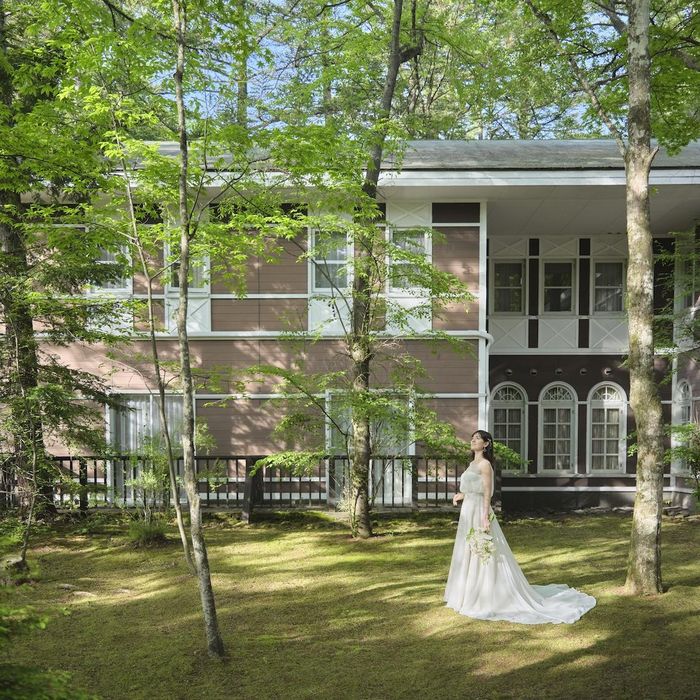 \GW*交通費優待/森の感動挙式&上質花嫁体験*贅沢フレンチ