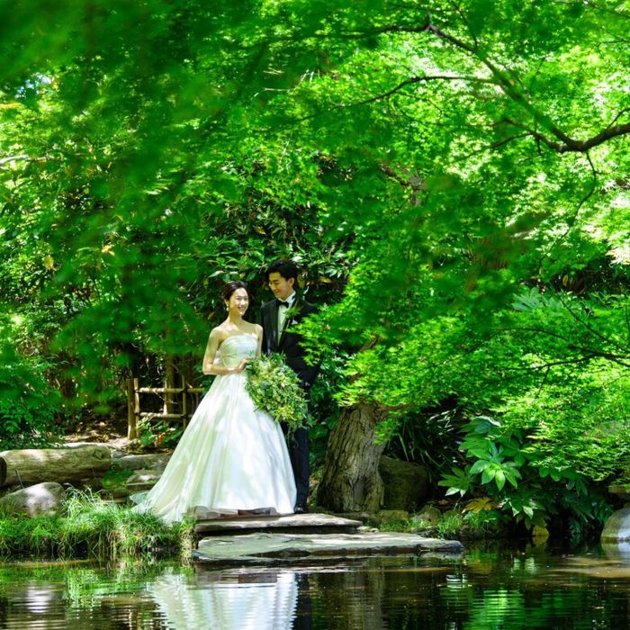 【イメージ膨らむ】チャペル入場体験×庭見え絶景会場の本番直前会場×食のオータニ『絶景ビュッフェ』ご招待