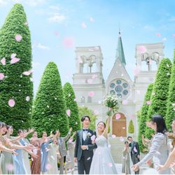 直前OK【Amazon2万&150万優待】憧れ大聖堂体験×青空彩る大階段*ガーデン付邸宅ツアー×贅沢試食×ドレス試着