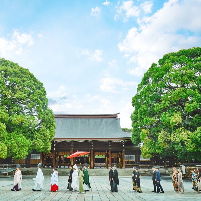 【AM来館特典付】明治神宮見学×花嫁和装試着×厳選料理試食