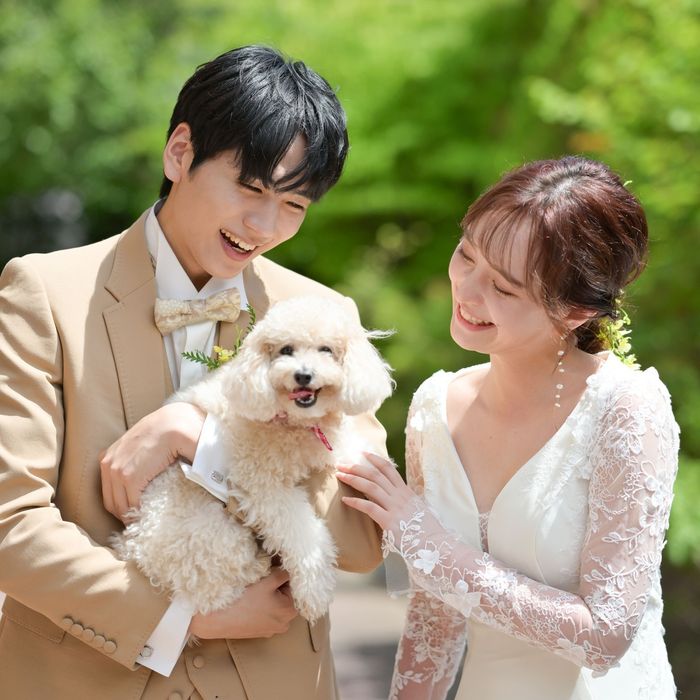 【1日中ずっと一緒にOK♪】愛犬&愛猫と過ごす ウエディング相談会